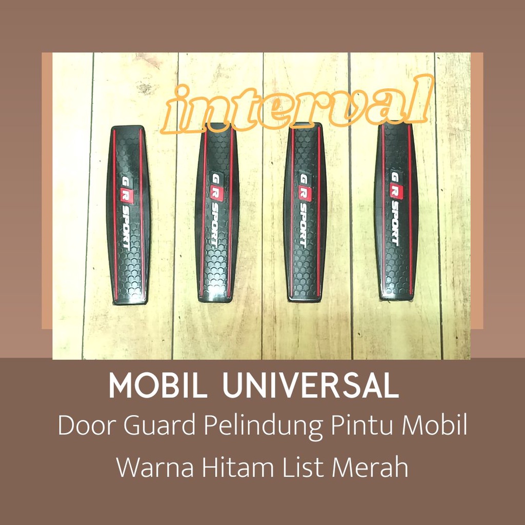 Door Guard Pelindung Pintu Mobil Avanza Rush Fortuner Model GR Sport