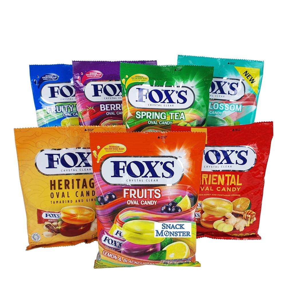 

Permen FOXS Oval Crystal Clear ZAK - Netto 125 gr