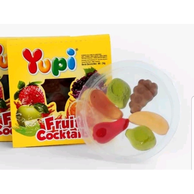 YUPI FRUIT COCKTAIL 24GR