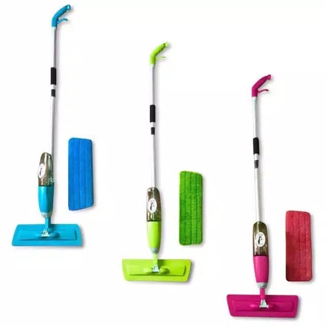 Healthy Spray Mop Alat Mengepel Pel Lantai Tongkat Semprot Otomatis