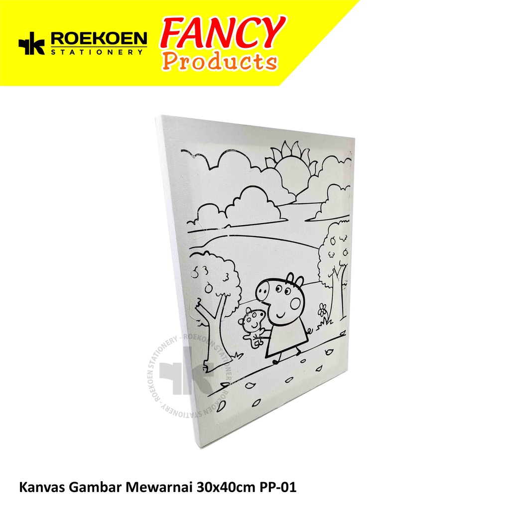 

Tanpa Merk Kanvas Gambar Mewarnai 30x40cm PP-01