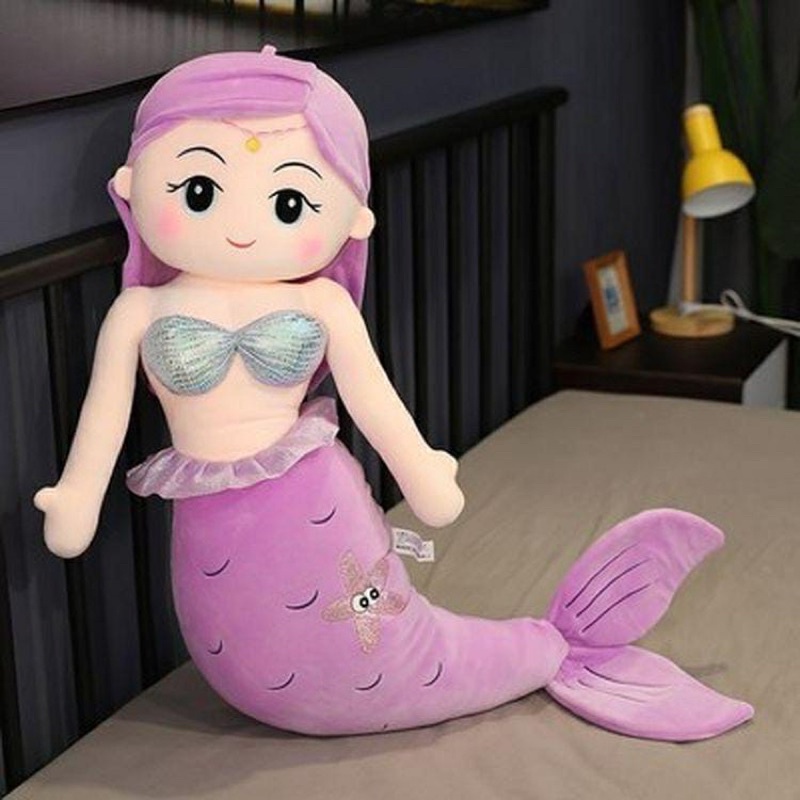 Boneka Putri Duyung Mermaid Queen Putri Duyung Lucu Tinggi 65cm Berlabel SNI