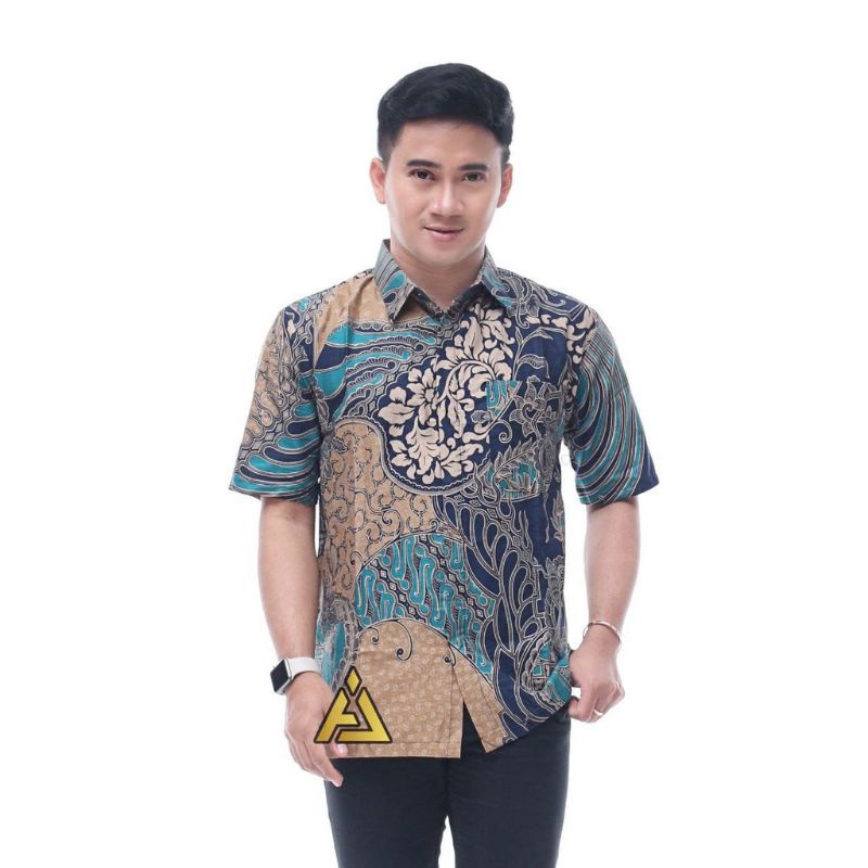 Batik Pria Seragaman Pendek and Panjang Katun Halus Motif Modern Terkini Murah size M L XL XXL