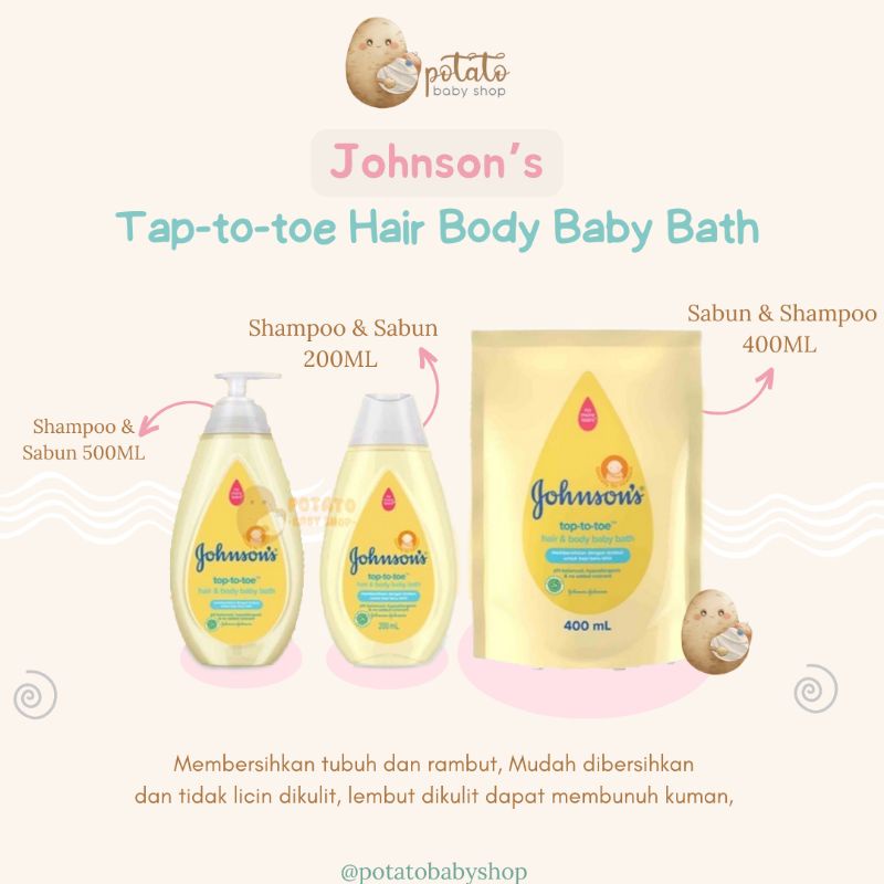 Johnson’s Top to Toe Hair Body Baby Bath