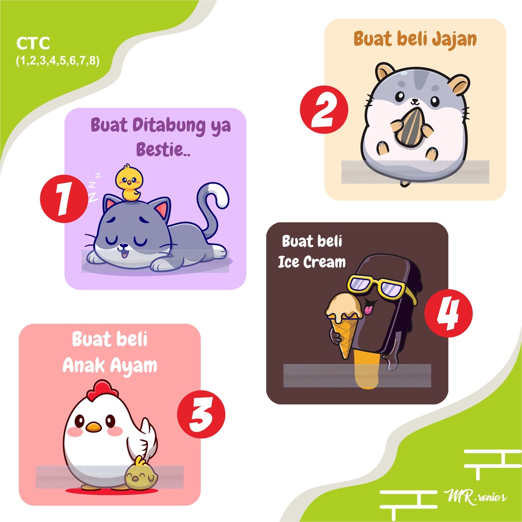 

AMPLOP LEBARAN KARTU THR SEDOTAN UNIK ANGPAU GIFT CARD CTC-1