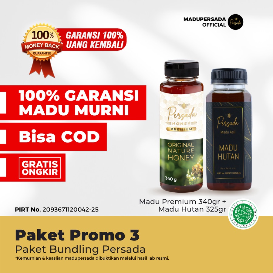 

PAKET PROMO 3 MADU PERSADA