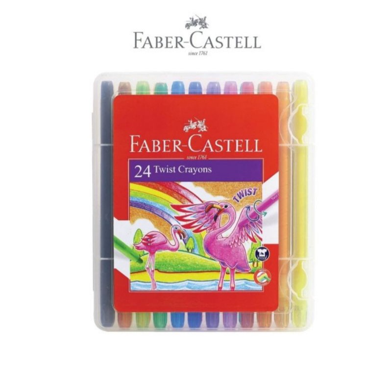 

Krayon Putar 24 Warna Faber Castell 520624 Twist Crayons