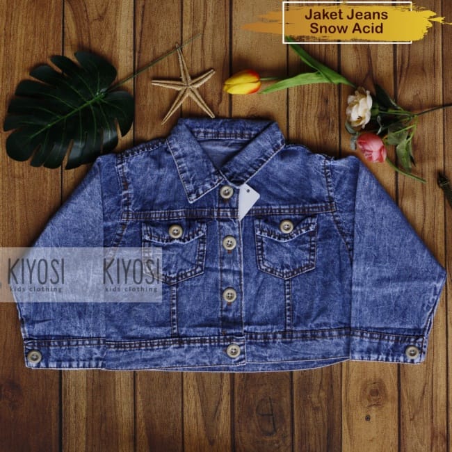 KIYOSI JAKET ANAK LENGAN PANJANG JEANS UNISEX