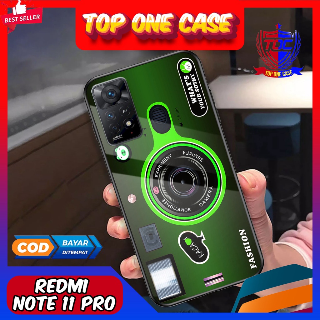 Case XIAOMI REDMI NOTE 11 PRO - Casing REDMI NOTE 11 PRO Terbaru Top One Case [ MOTIF CAMERA ] Casin
