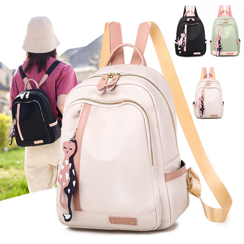 MB / Tas Ransel Sekolah Polos Kekinian Backpack Kampus /Kuliah W09