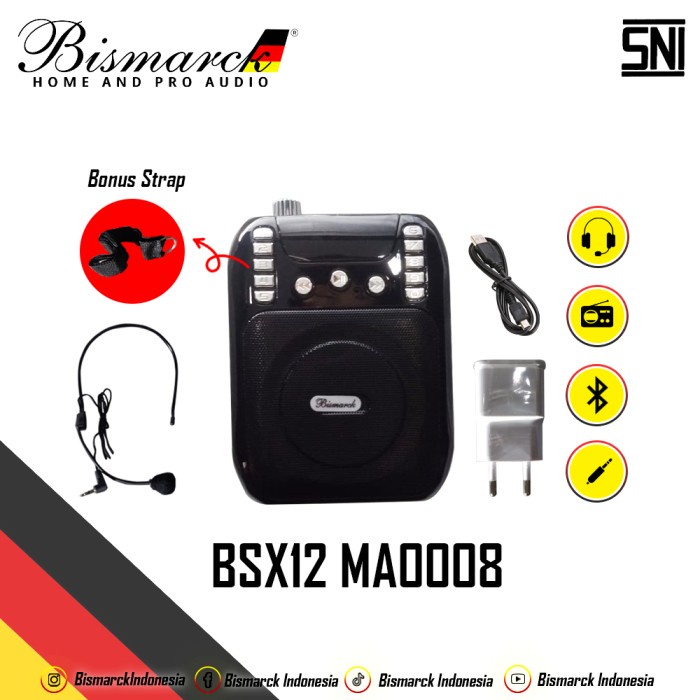 Portable Audio Waistband BSX12 MA008