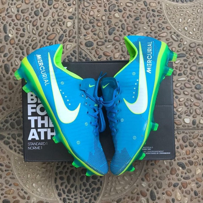 {MentariStore} Sepatu Bola Nike Vapor 11 Neymar Blue Orbit FG Diskon