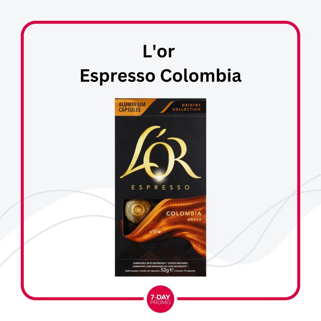 L'or Lor Espresso Coffee Kopi Capsules 10 Kapsul nespresso