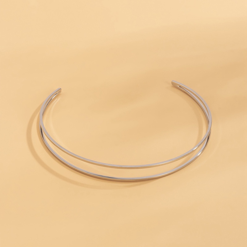 Punk Silver Gold Armlet Adjustable Upper Arm Cuff Minimalis Bangle Ban Lengan Gelang