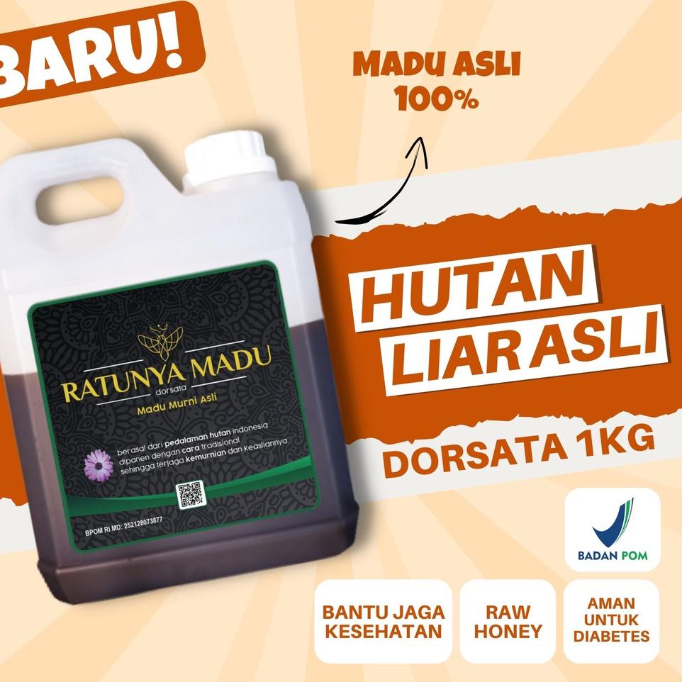 

☑ Asli 100% Tanpa Campuran Murni Original Hutan Liar Dorsata Natural Pure Honey ☻