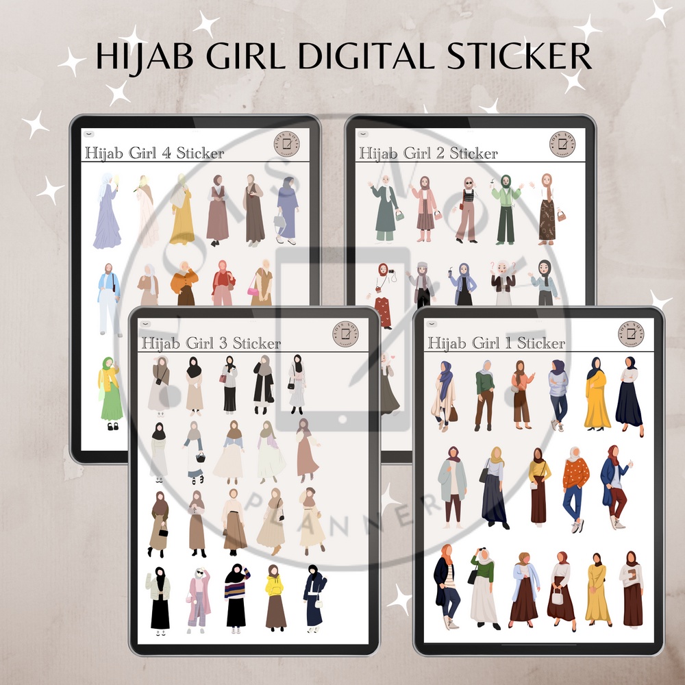 

Digital Sticker, Digital Sticker Hijab Girl, Hijab Girl Sticker, Sticker for Digital Planner, Sticker for Digital Journal