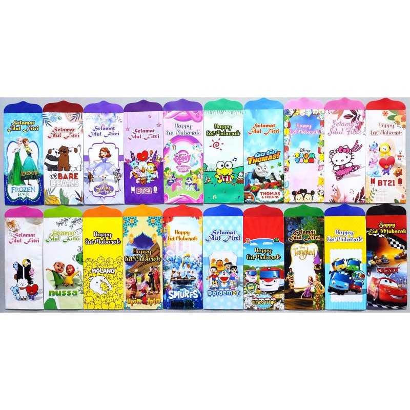 

Amplop Lebaran Ukuran Besar - Uang Tanpa Lipar - 1 Pack Isi10Pcs Idul Fitri Grosir