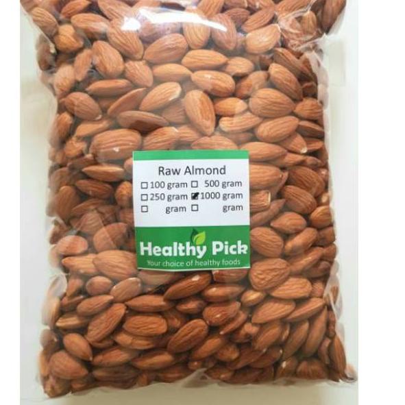 

♫ Raw Almond Whole 1kg Almond Mentah ✦