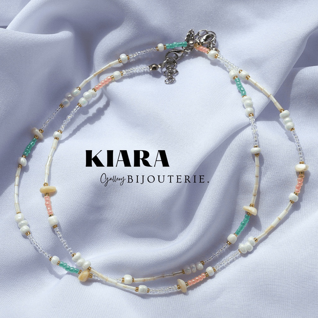 Gallerybijouterie - KIARA Necklace | beads necklace | kalung manik-manik | kalung korea