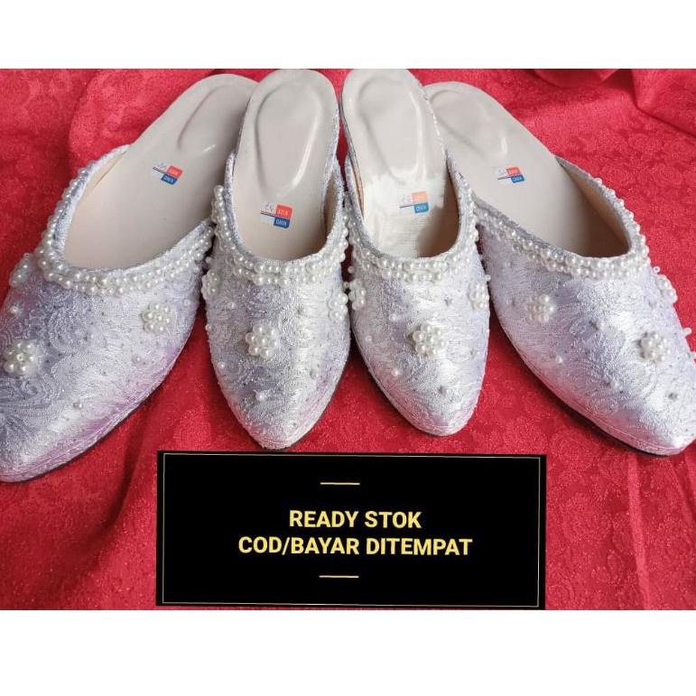 SIAP KIRIM Selop pengantin/sepatu pengantin/wedding shoes/selop pria/selop wanita