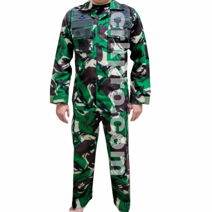 Baju PDL TNI Bahan Premium Sritex / Setelan PDL Sritex Dengan Furing