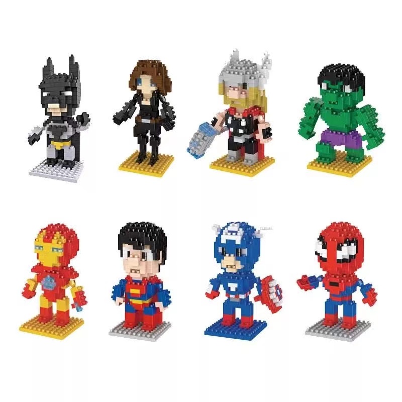 Avengers endgame Super Heroes Minifigures Hulk Loki Lego Blok Bangunan Mainan