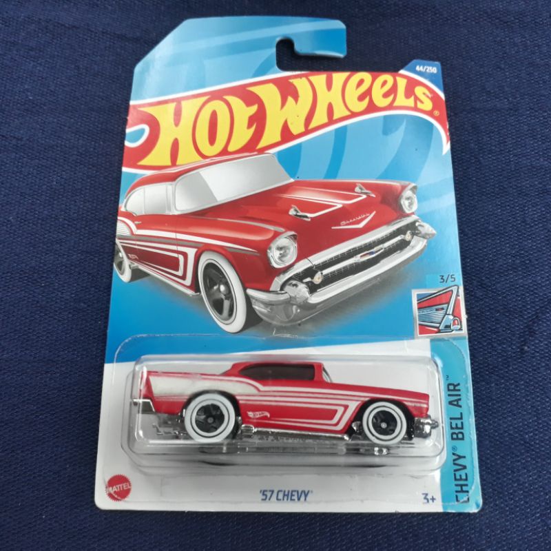 Diecast Hot Wheels Hotwheels HW 57 Chevy Bel Air Merah