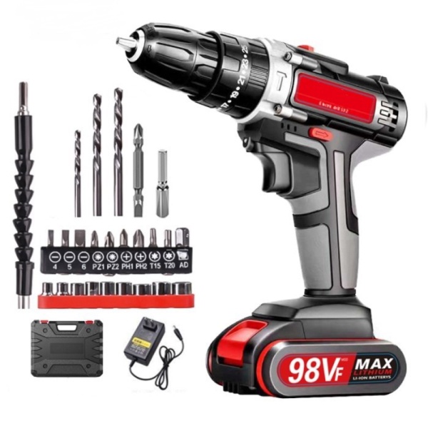 Jual Baterai bor tanpa kabel 68 VF dan 88 VF Electric drill battery - 1batt-98vf Murah