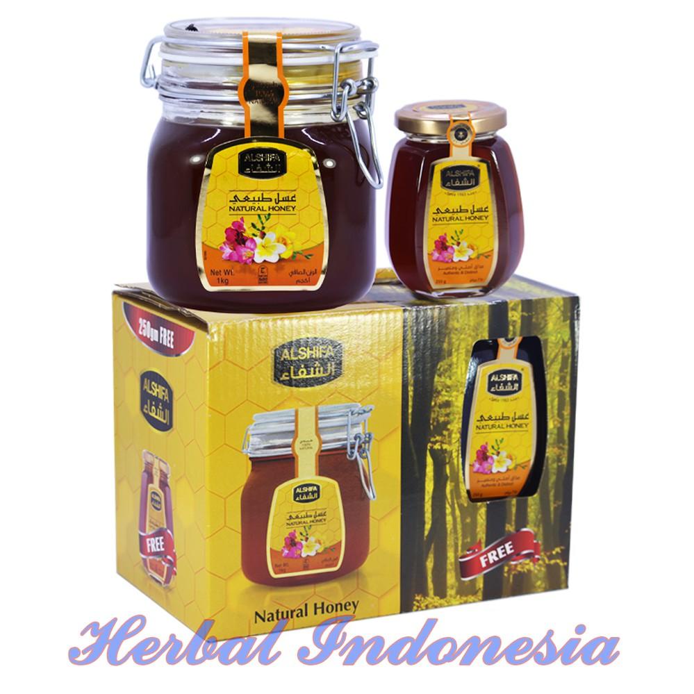 GROSIR Madu Al shifa 1kg free 250 | Paket Madu Arab Alshifa 1kg Free 250 gr original .,.,