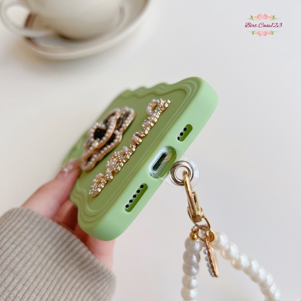 GC13 SOFTCASE WAVY FLOWER 3D LANYARD FOR REALME C1 A3S C2 A1K 5 5I 5S C3 8 8I 9 PRO PLUS 10 C11 C12 C25 C15 C17 7I C20 C11 2021 C21Y C25Y C30 C31 C33 C35 NARZO 50I 50A PRIME BC7117