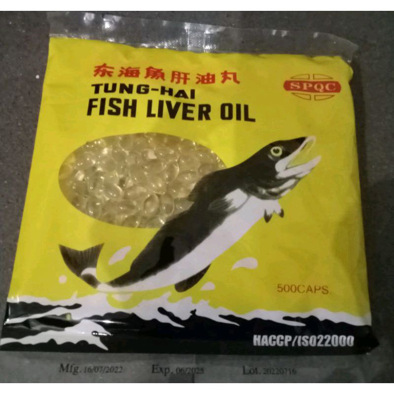 Minyak Ikan Fish Oil isi 500pcs | suplemen vitamin hewan