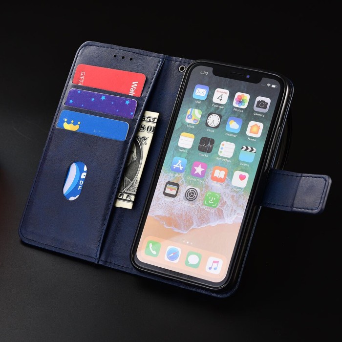 Flip Case Walet Dompet Oppo A15 A15s A16 A53 A33 A54 4g A3s A1k