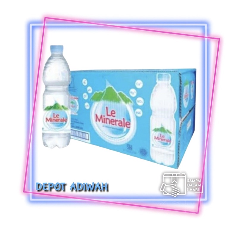 

Le Minerale pet 1500ml per karton (isi 12 botol)