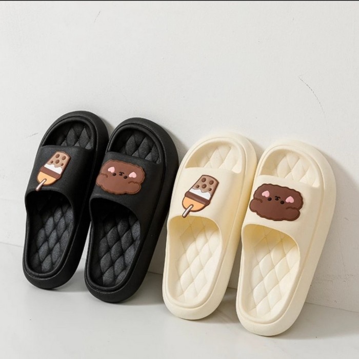 SH111 Sandal Wanita Empuk Boba Sheep Women Slippers Anti Slip Sendal