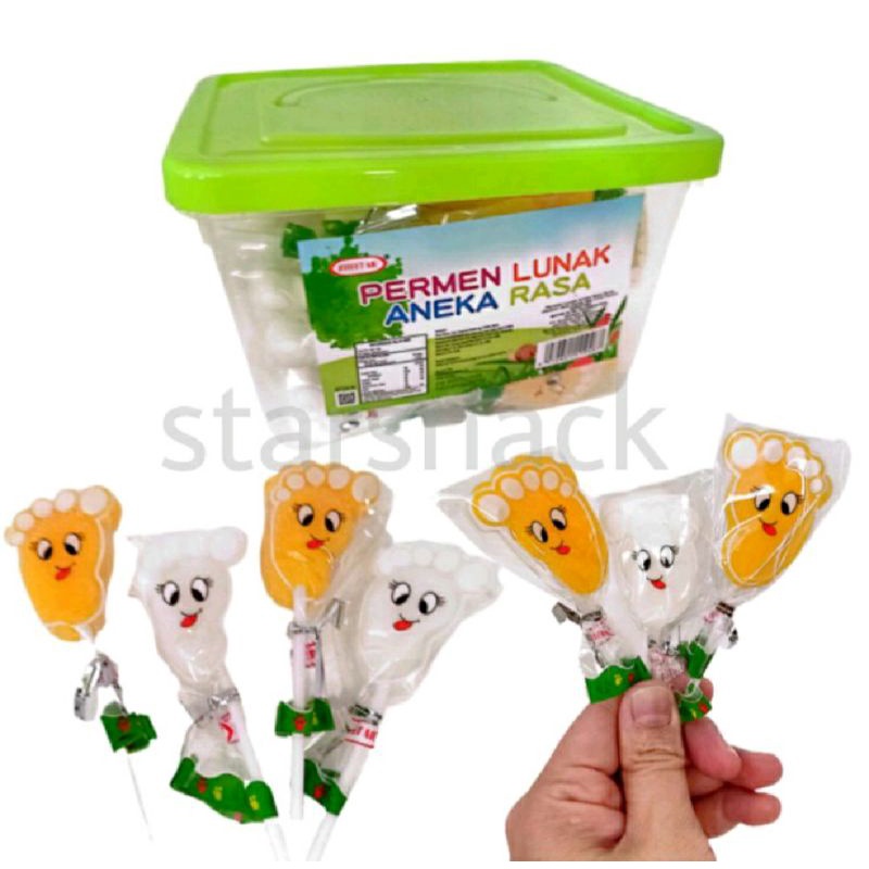 PERMEN LUNAK BENTUK KAKI ECER