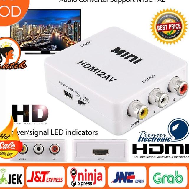 ◊ HDMI2AV RCA CONVERTER ADAPTER BUAT ANYCAST M2 SAMBUNGAN ANYCAST ☺