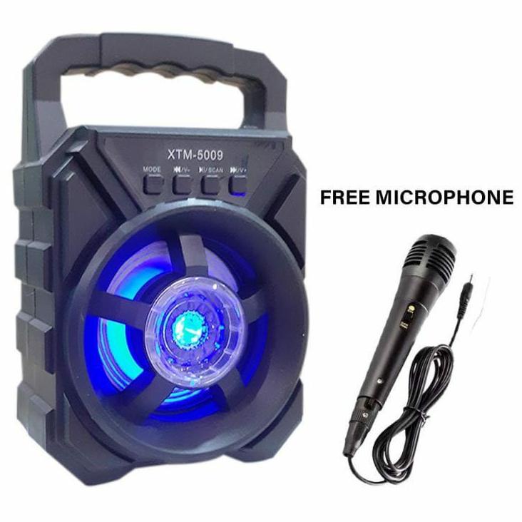 ☎ XTM-5009 Speaker Bluetooth Bonus Mic Wireles Speaker Bluetooth XTM5009 ♡