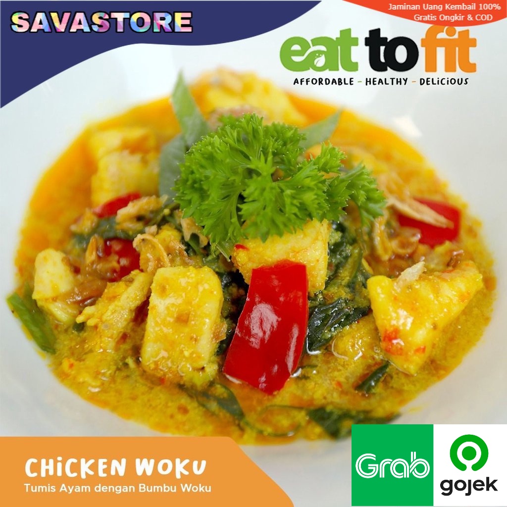 Eat To Fit Chicken Woku Tumis Ayam dengan Bumbu Woku