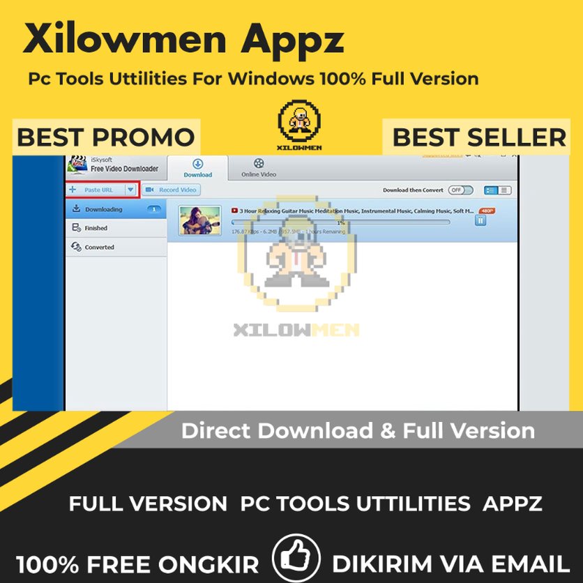 [Full Version] iSkysoft Free Video Downloader Pro PC Tools Software Utilities Lifetime Win OS