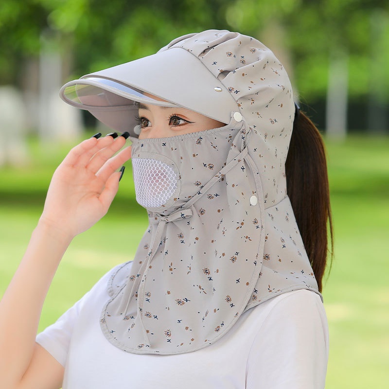 Musim Panas Wanita Versi Korea Topi Selendang brim Besar Topi Matahari outdoor