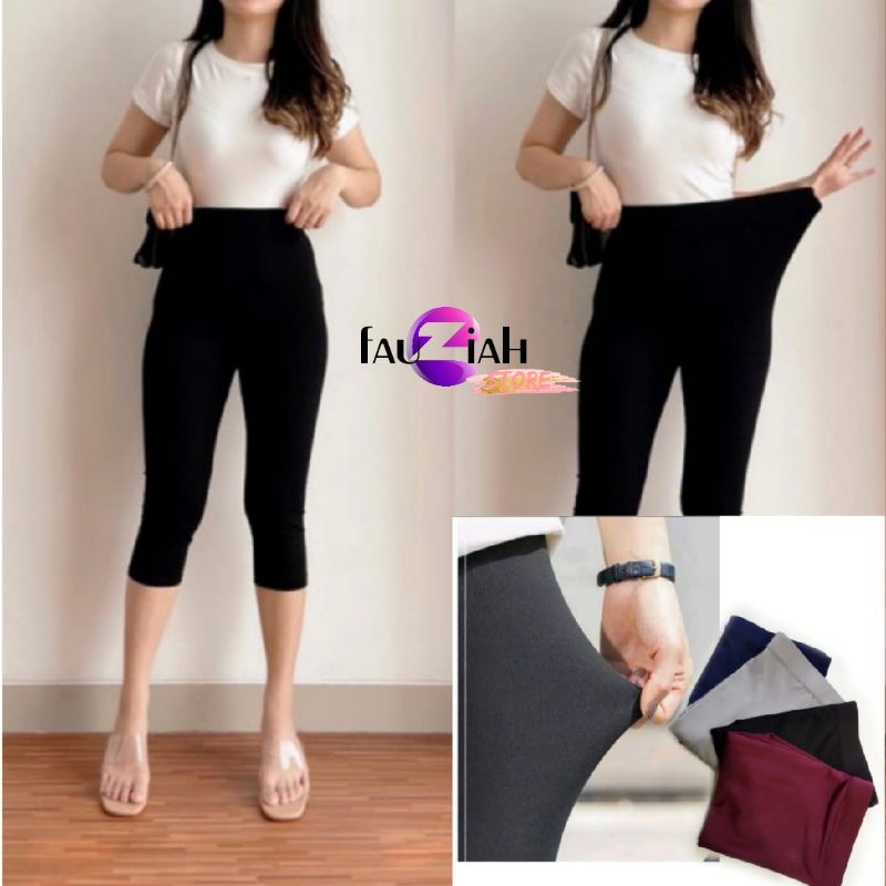 LEGGING pendek 3/4 SEPANDEK premium, uk L-XXXL