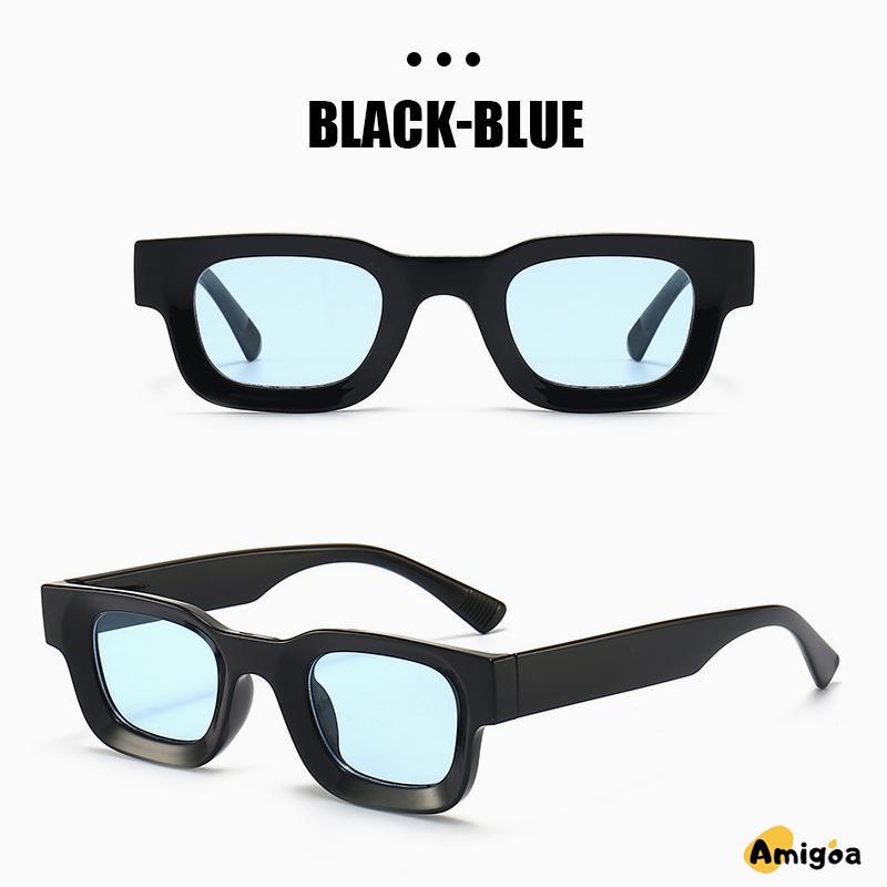 Small Square Glasses European and American Style Hip-hop Punk Polarized Sunglasses - AG2