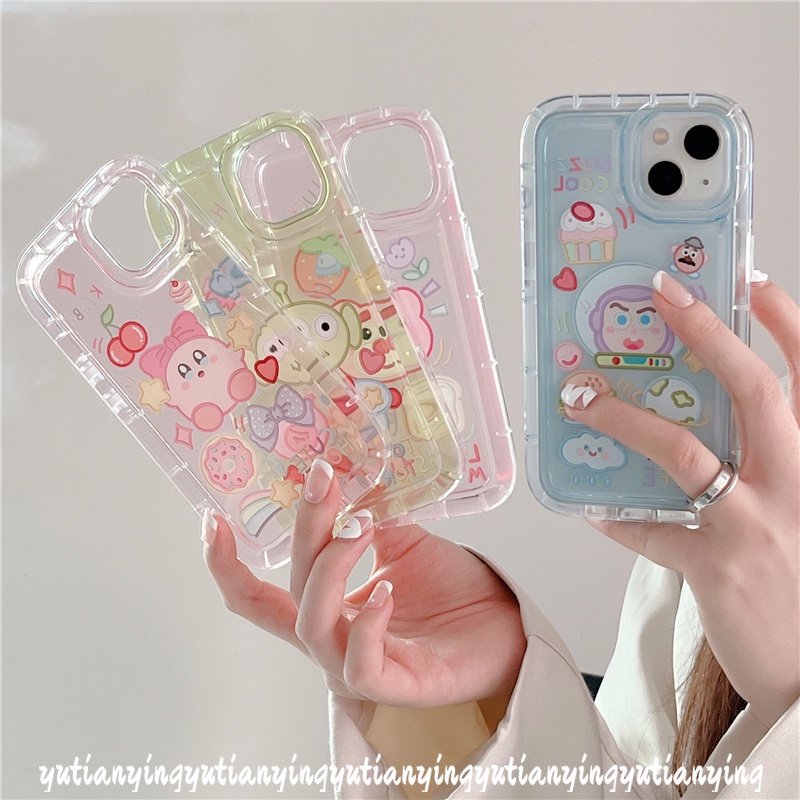 Case Untuk Realme 6i 5i 5s C11 2021 5c20 C20A C3 Realme C25 C11 2020 C15 C25s C33 C35 C25Y C21Y C12 Kartun Toy Story Alien Buzz Lightyear Airbag Shockproof Lembut TPU Cover