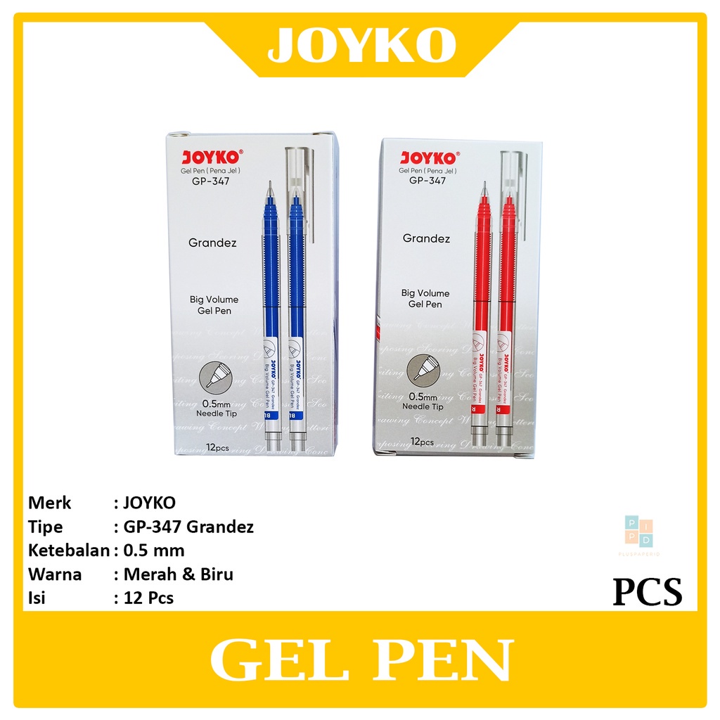 

JOYKO - Pulpen Pena Gel Pen GP-347 Grandez - Pcs