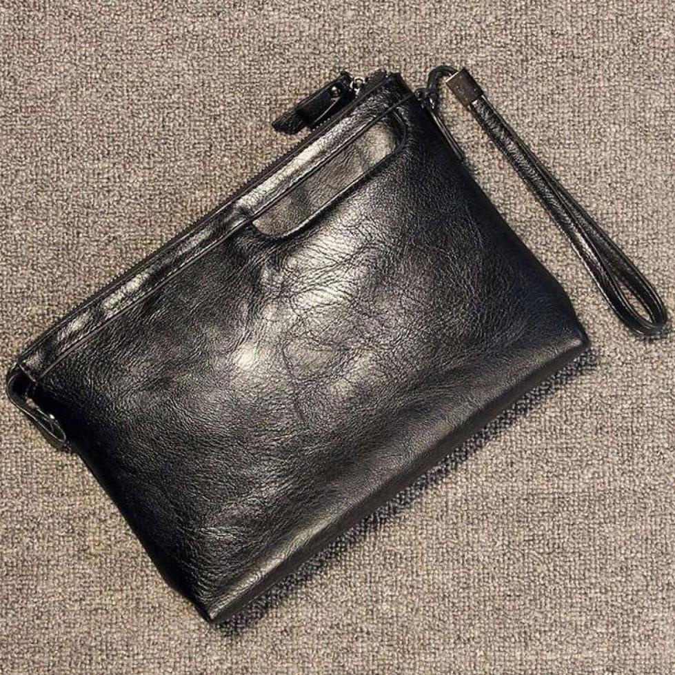 Murah Pennay Clutch Bag Kyojin - Tas Tangan Kulit Pria V7727 - Handbag Import Simple - Multi