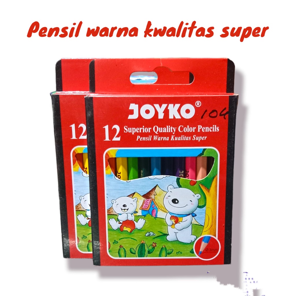 

PENSIL WARNA 12 'JOYKO' PENDEK