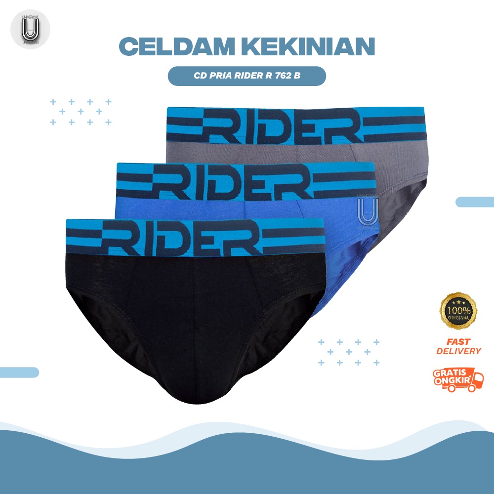 Sempak Laki Laki Dewasa Celana Dalam Pria CD Rider R 762 B Premium Terlaris By Universal Underwear TOKO KEANULOVA