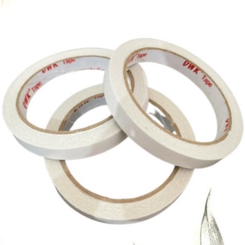 

DOUBLE TAPE DWK KECIL| putih | 1/2 inch SUPER MURAH MERIAH