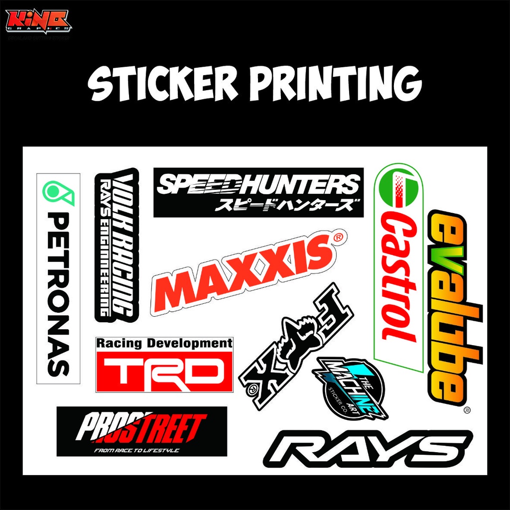 

STICKER SET 3 PRINTING-KING GRAPHICS