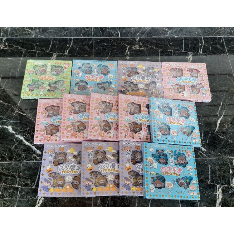 

Stiker Motif Kartun Korea / Stiker Momo Lucu Anti Air Dekorasi Handbook Scrapbook DIY (100 Lembar)